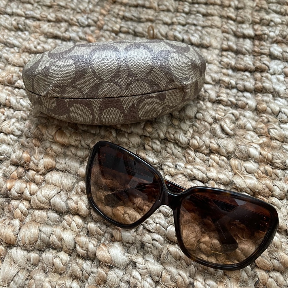 Coach Sunglasses Dark Tortoise